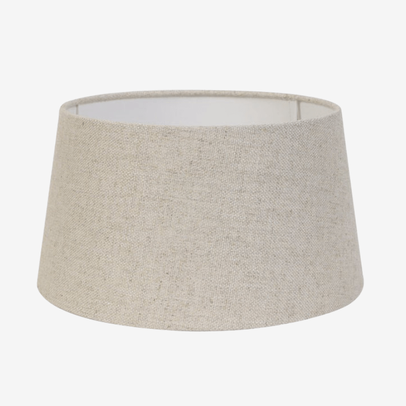 Livigno Linen Natural Oval Lampshade - 2020868 livigno - Uneeka
